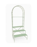 Metal Arch Plant Stand with 3-Tier Shelves