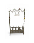 Metal Welcome Bird Garden Arch Planter Stand