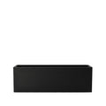 Sleek Rectangular Fiberglass Trough Planter