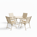 4 Chairs with Table in Center