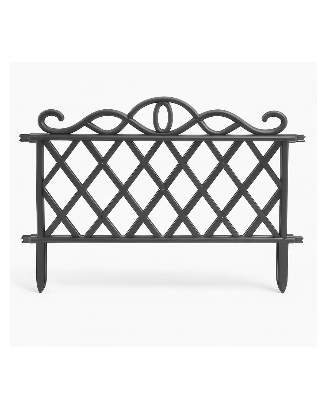 Decorative Plastic Garden Border Fence Panels – 3 Styles