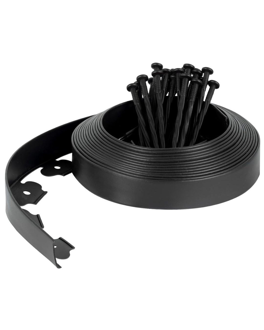 Black Flexible Garden Edging with Stakes