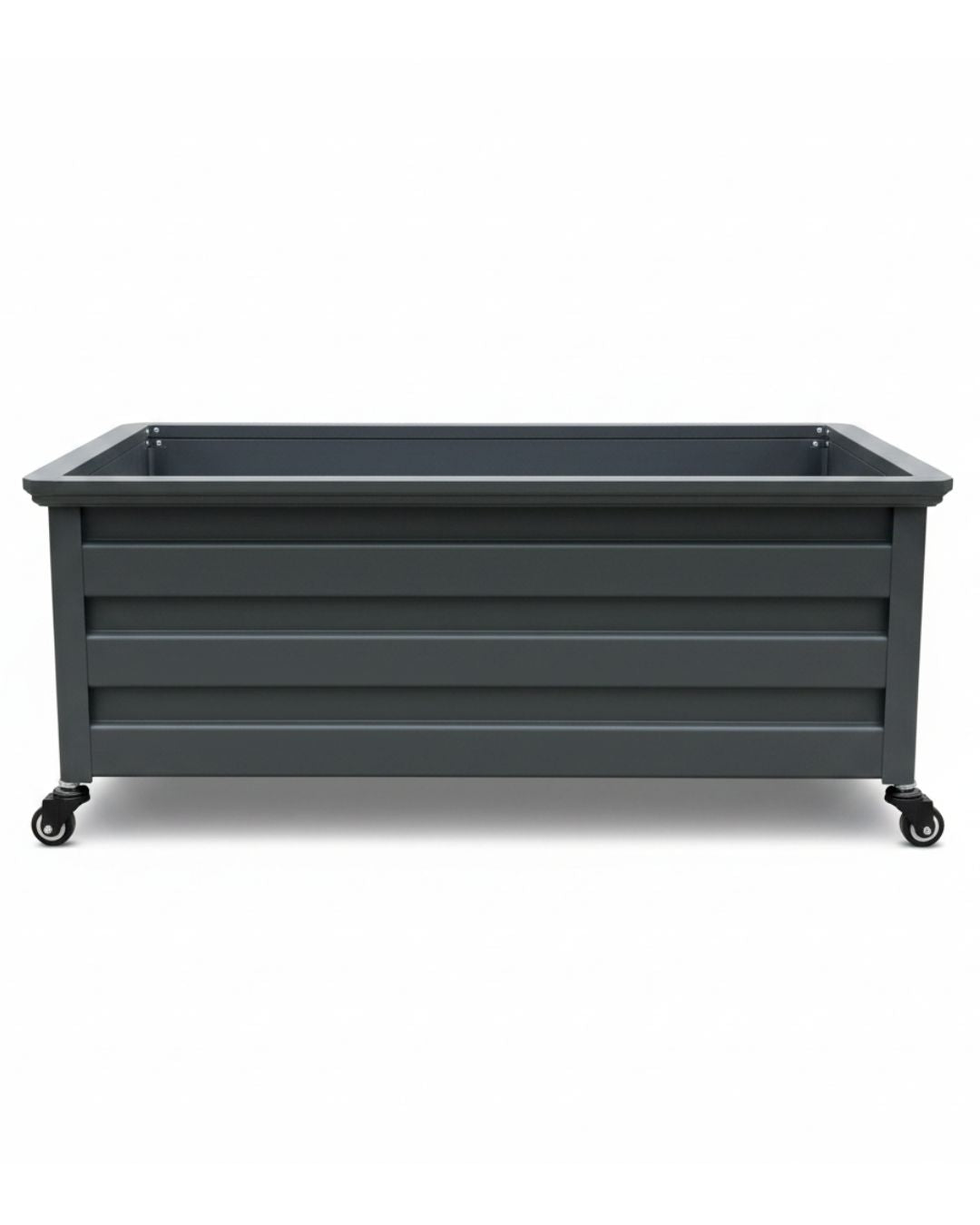 Aluminum Raised Garden Bed Planter on Wheels