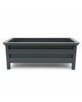 Aluminum Low Rectangular Planter Box with Legs
