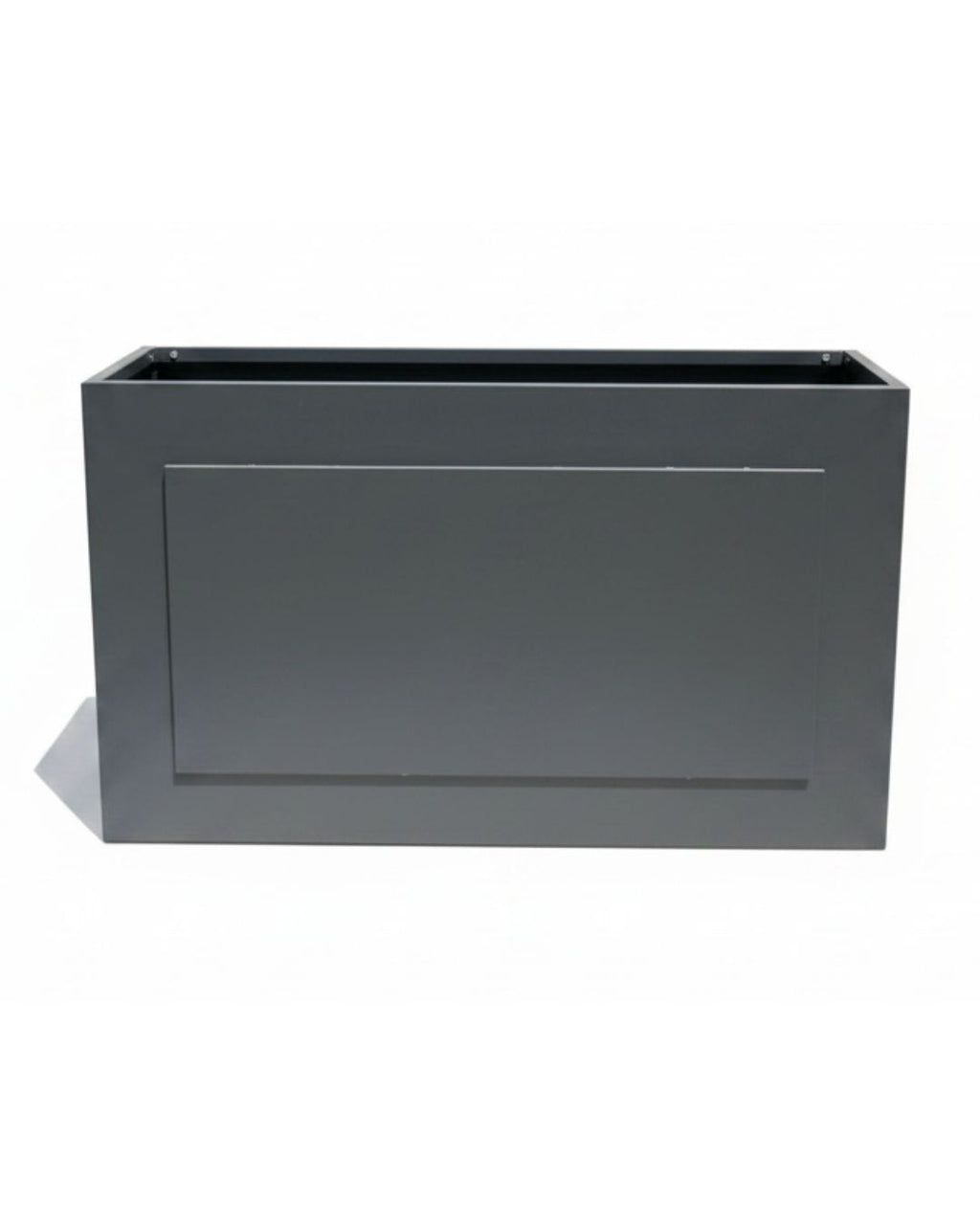 Iron Rectangular Planter Box with Frame Detail