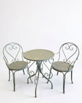 French Bistro Garden Set – Round Table & 2 Chairs