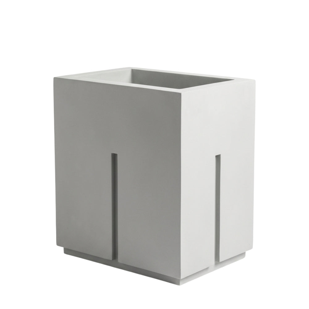 Minimalist Square Fiberglass Planter