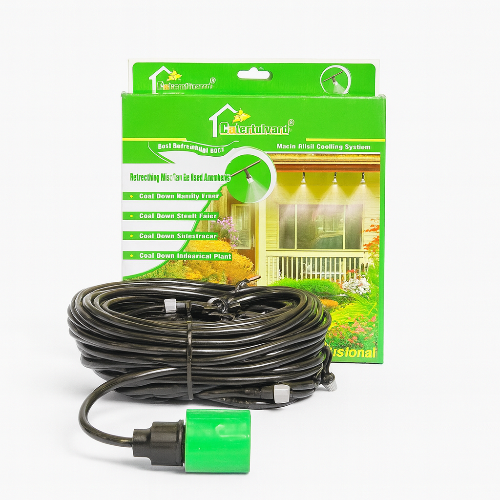 Outdoor Misting Cooling System – Patio & Garden Mist Kit