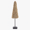 Thatched Straw Patio Umbrella with Heavy Base