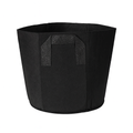Black Fabric Grow Bag with Handles