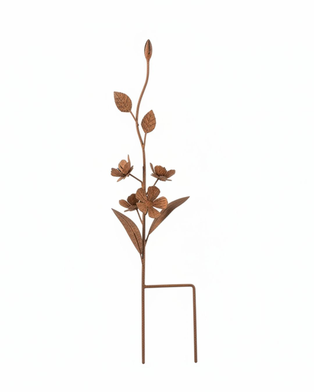 Rustic Metal Wildflower Garden Stick