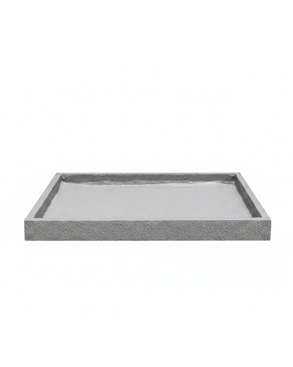 Granite Fiberglass Texture Square Saucer Plate for Fiberglass Pots