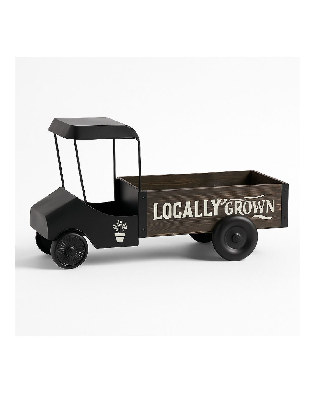 "Locally Grown" Vintage Truck Wooden Planter