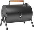 Portable Barrel Charcoal Grill & Smoker