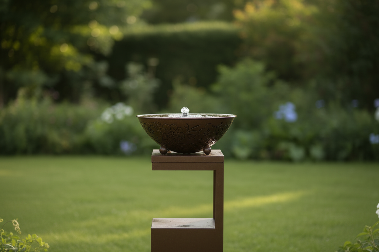 Fountain Close-up in Garden