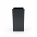 Iron Tall Square Planter Pot - Front View